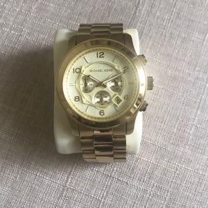 Michael Kors 45mm gold watch